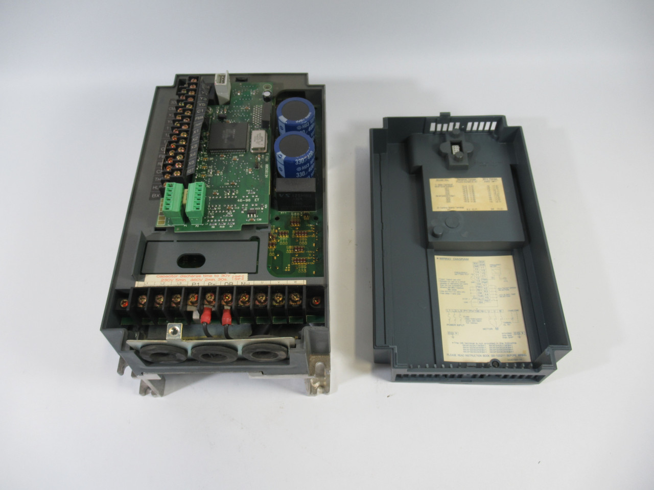 GE Drive 6KAF343001E$A1 Drive 1HP 3Ph 380-460V 2.5A BROKEN PARTS USED