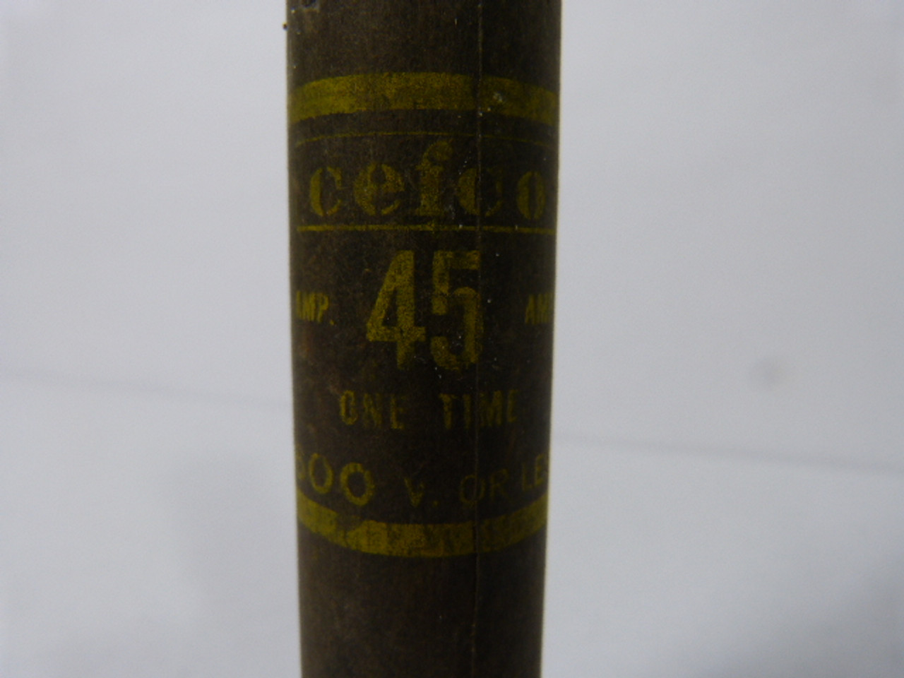 Cefco OT-45 One Time Fuse 45A 600V USED