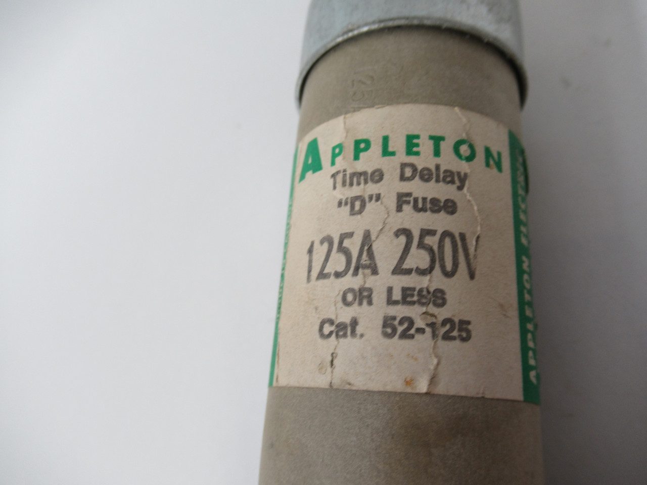 Appleton 52-125 Time Delay Fuse 125A 250V USED