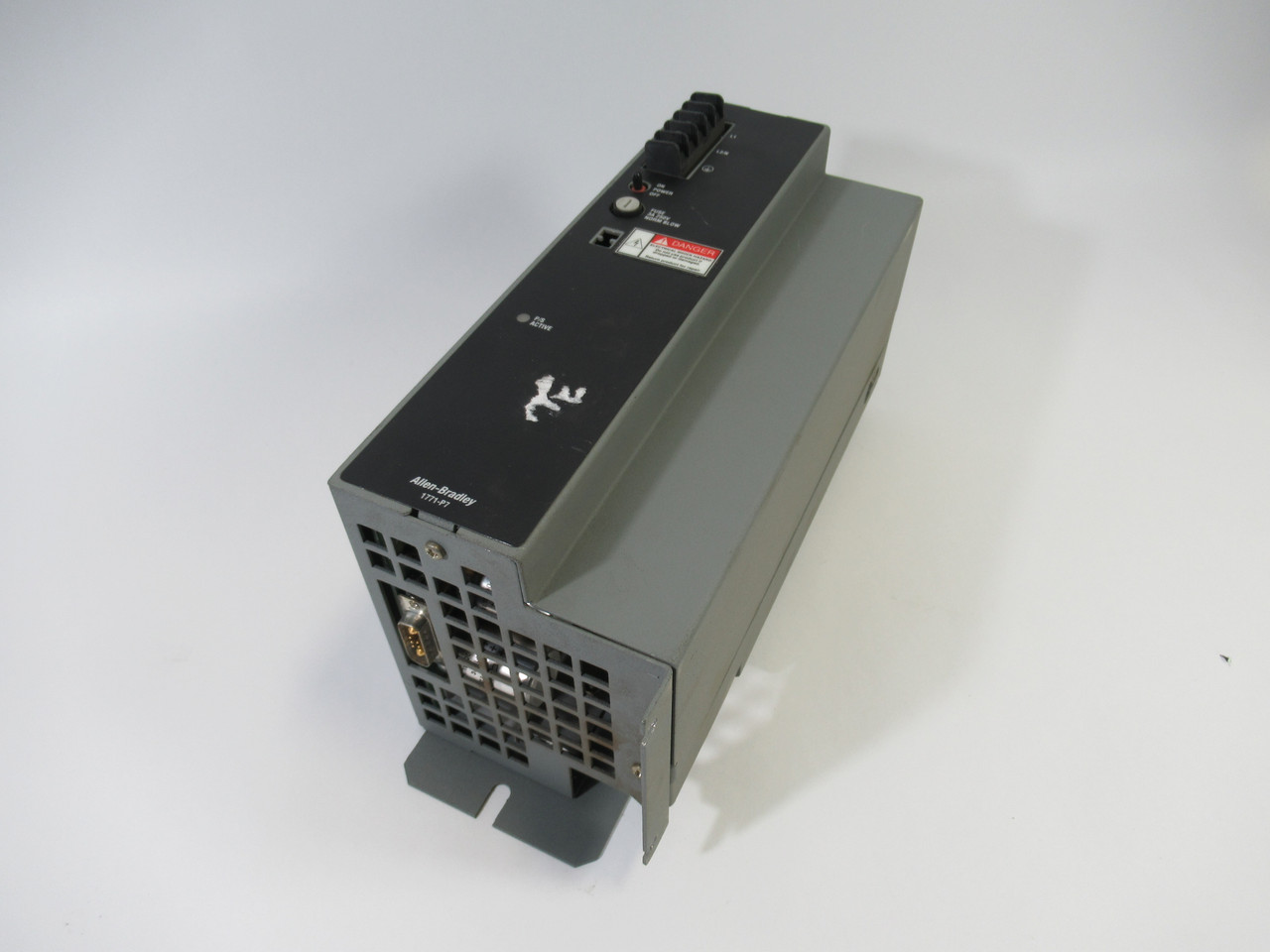 Allen-Bradley 1771-P7 AC Power Supply SER D MISSING WIRE COVER & CLIPS USED