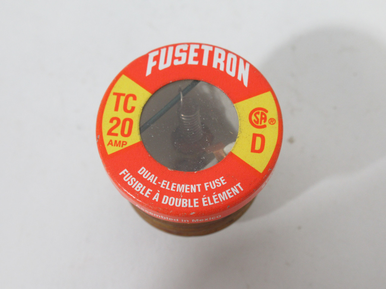 Fusetron TC-20 Dual Element Time Delay Plug Fuse 20A 125V Lot of 4 USED