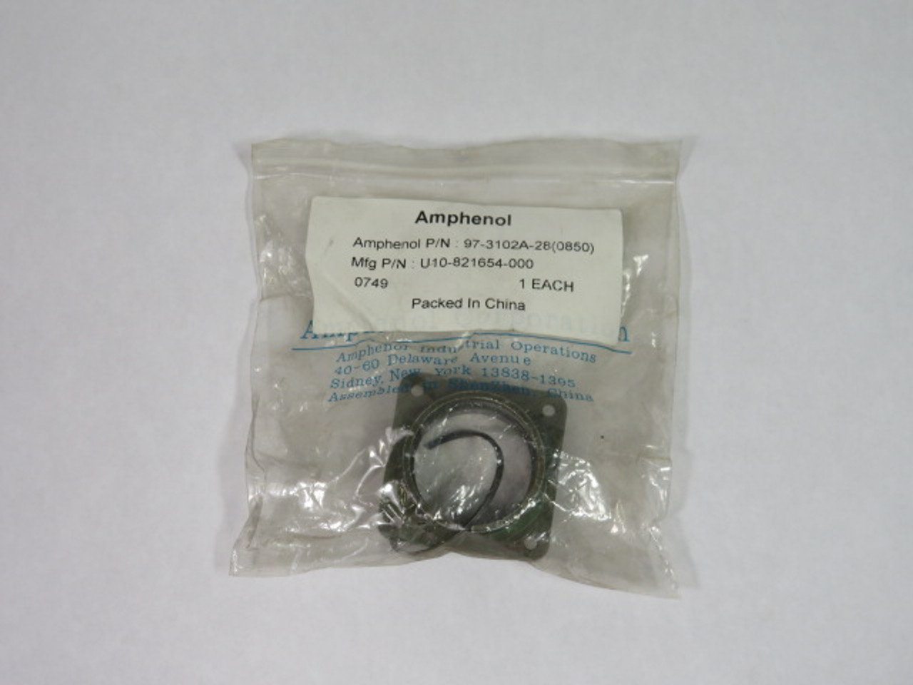 Amphenol 97-3102A-28 Box Receptacle ! NWB !