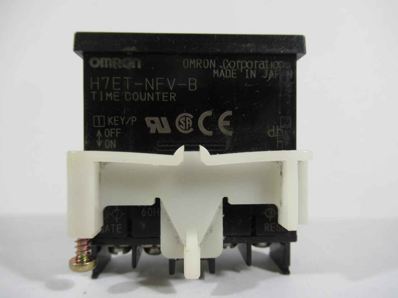 Omron H7ET-NFV-B Time Counter 7-Digit 24-240V 50/60Hz USED