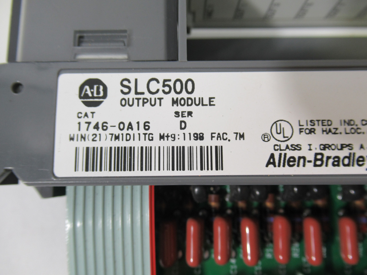 Allen-Bradley 1746-OA16 Series D Output Module 85-265AC 50/60Hz NO TERMINAL USED