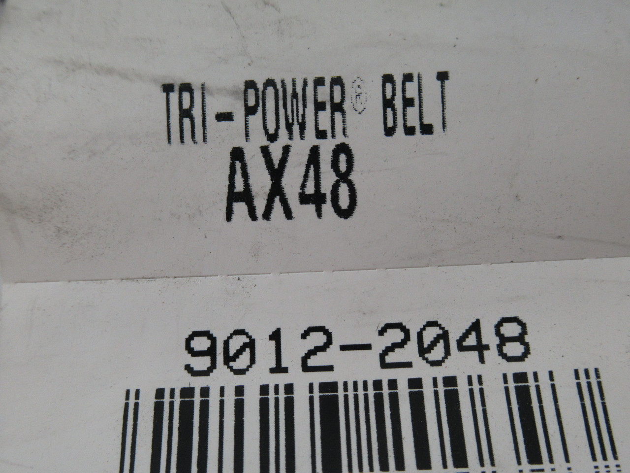 Gates AX48 9012-2048 Tri-Power Heavy Duty V-Belt 50.10"L .48"W .35"T ! NEW !