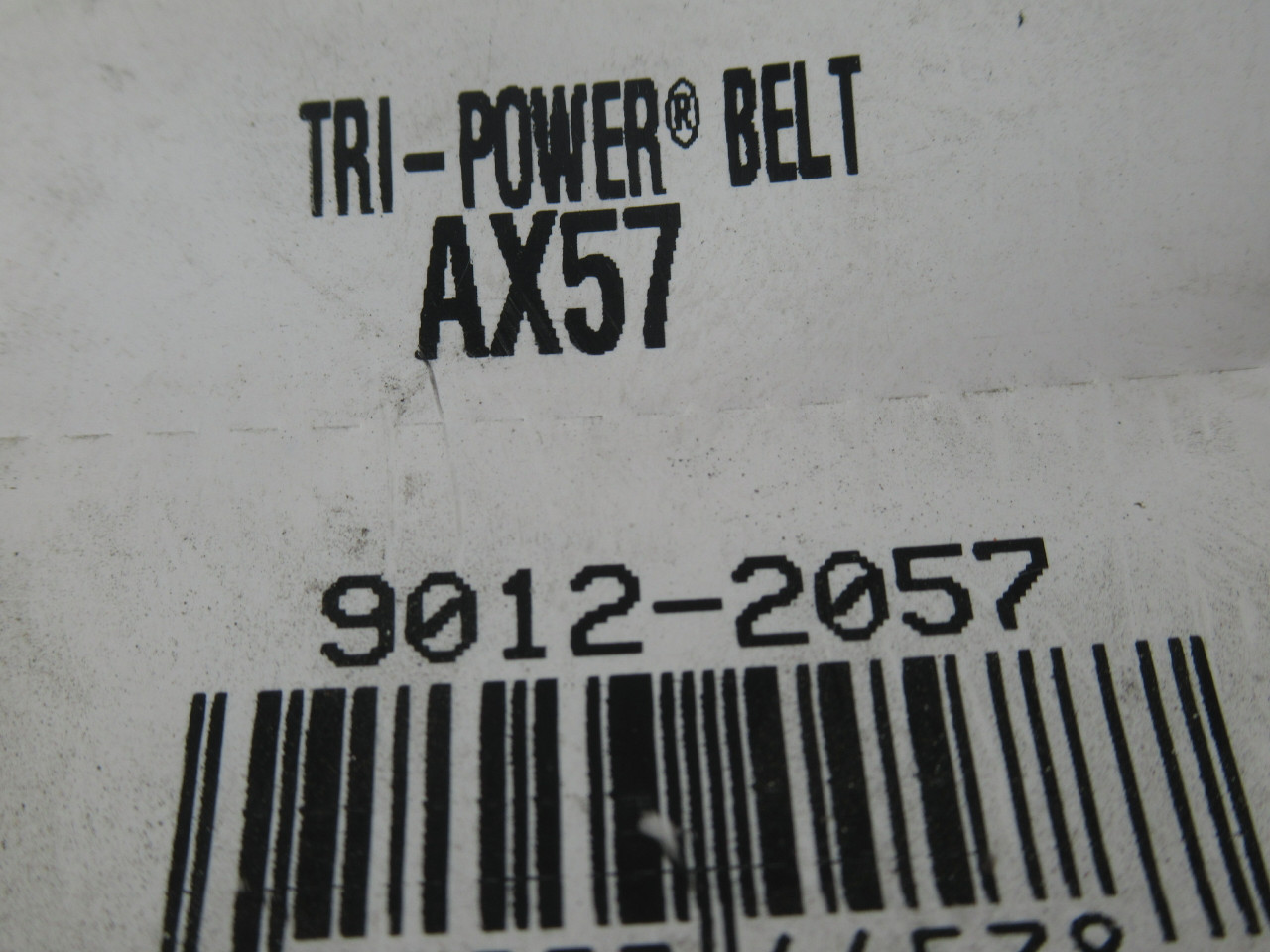 Gates AX57 9012-2057 Tri-Power Heavy Duty V-Belt 59.09"L .48"W .35"T ! NEW !