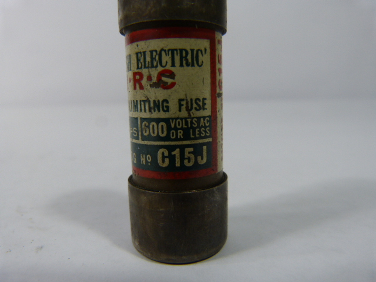 English Electric C15J Current Limiting Fuse 15A 600V USED