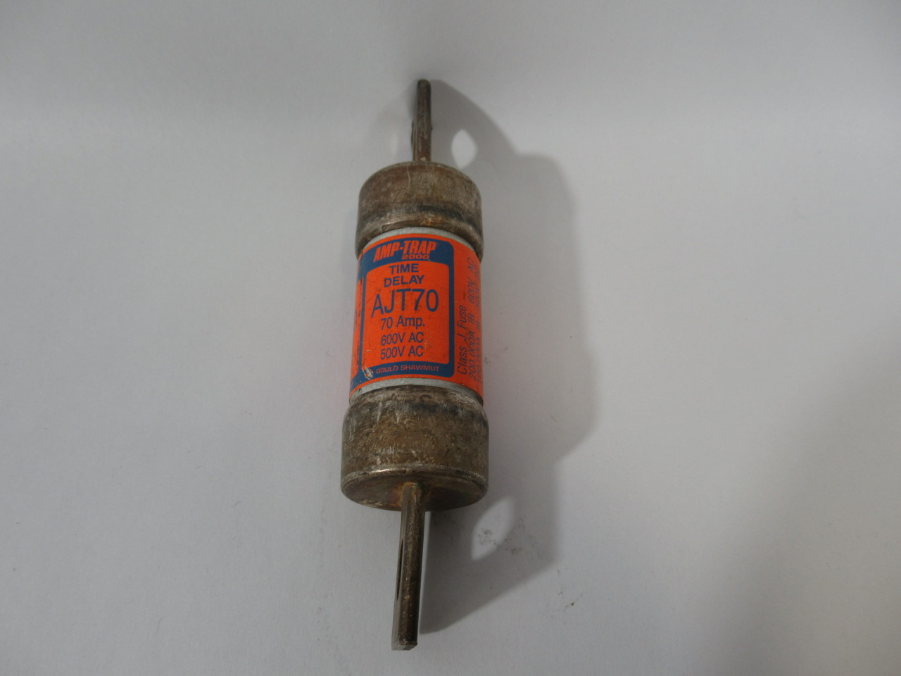 Gould Shawmut AJT70 New Style Amp Trap Time Delay Fuse 70A 600AC 500DC USED