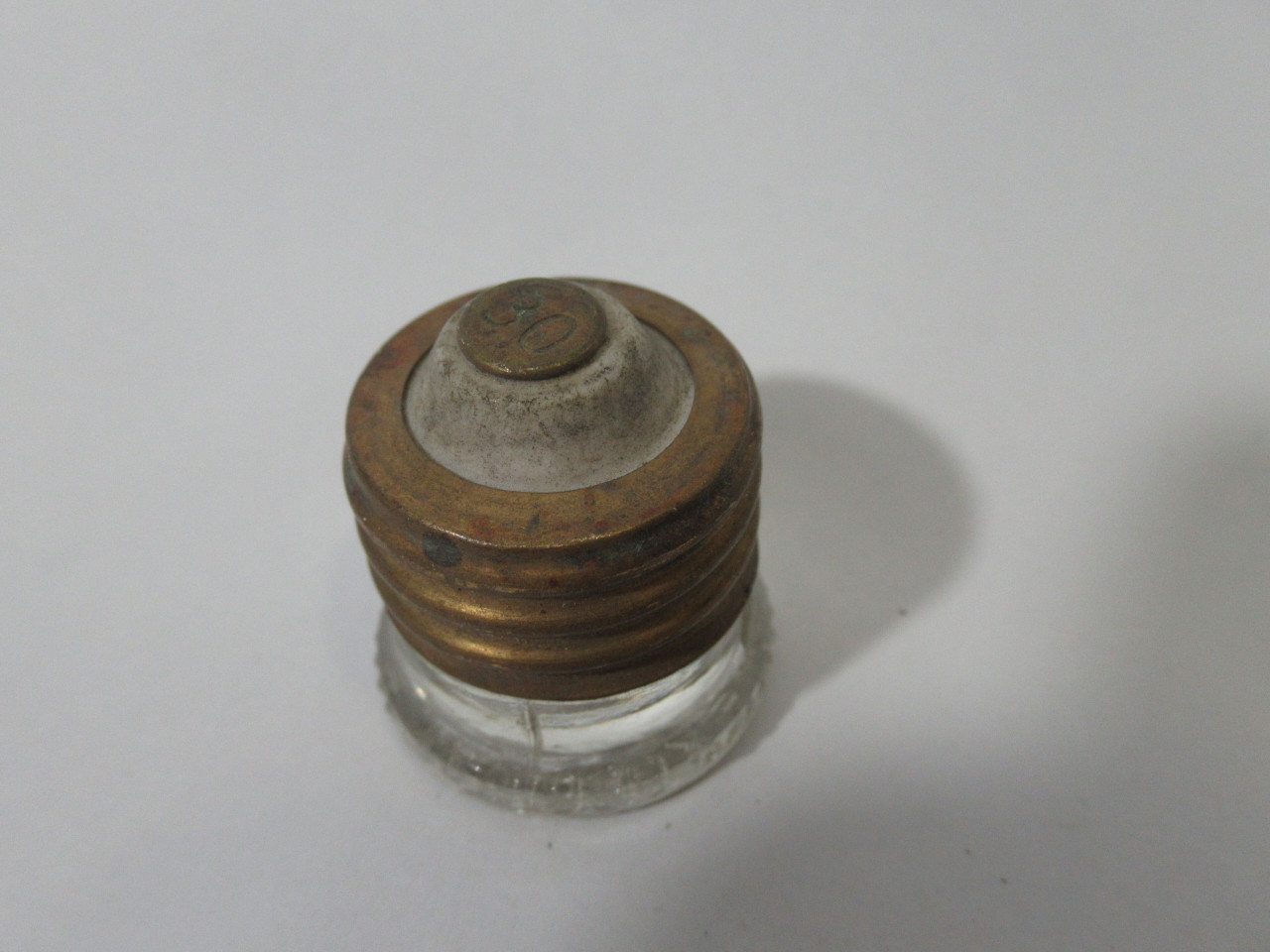 GCE PY-30 Vintage 1930's Glass Plug Fuse 30A 125V USED