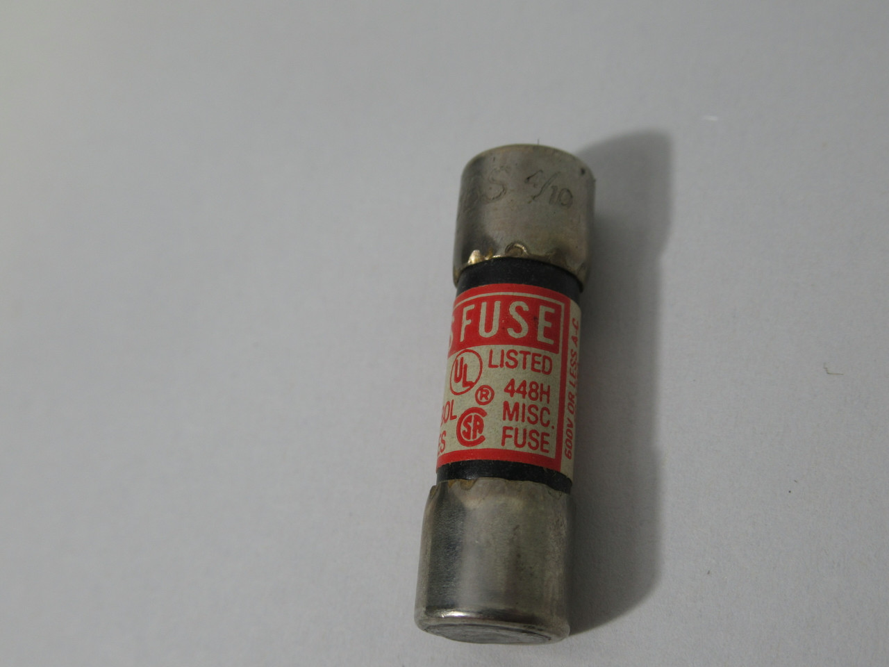 Buss BBS-4/10 Fast Acting Fuse 4/10A 600V USED