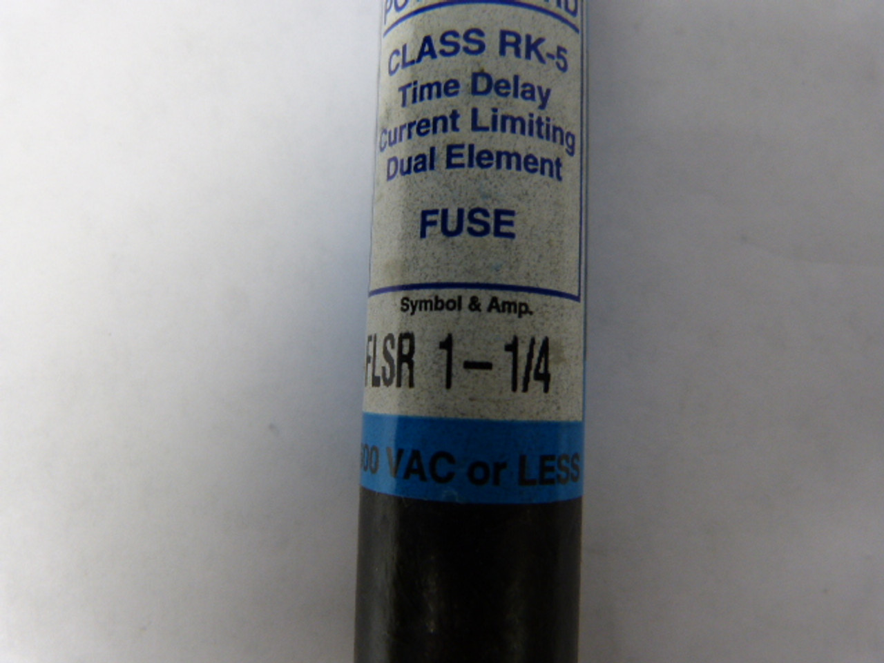 Littelfuse FLSR-1-1/4 Time Delay Dual Element Fuse 1-1/4A 600V USED