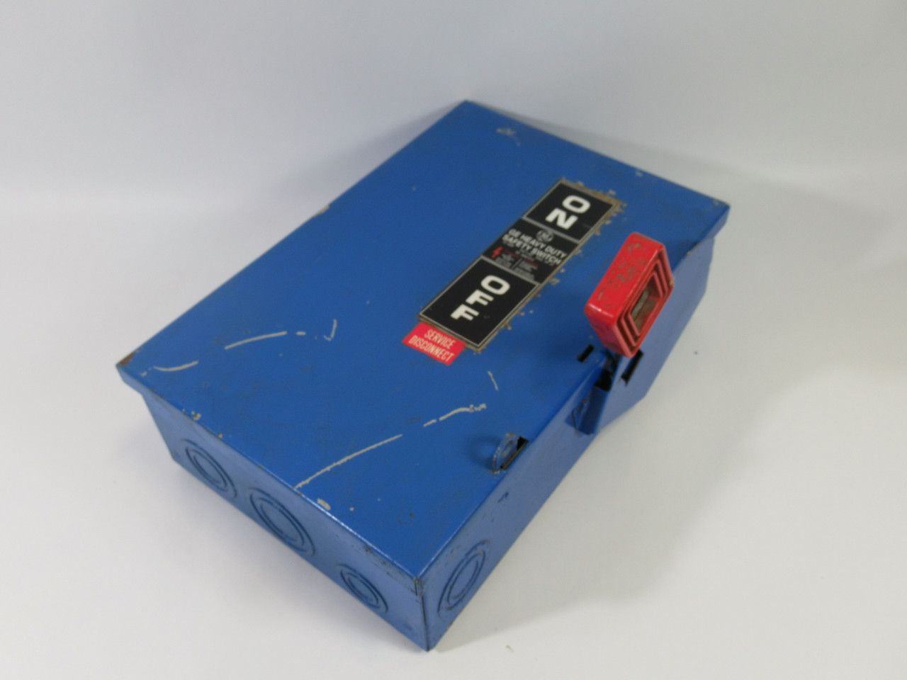 General Electric TH3361 Blue Heavy Duty Safety Switch 30A 600AC 3P 20HP USED