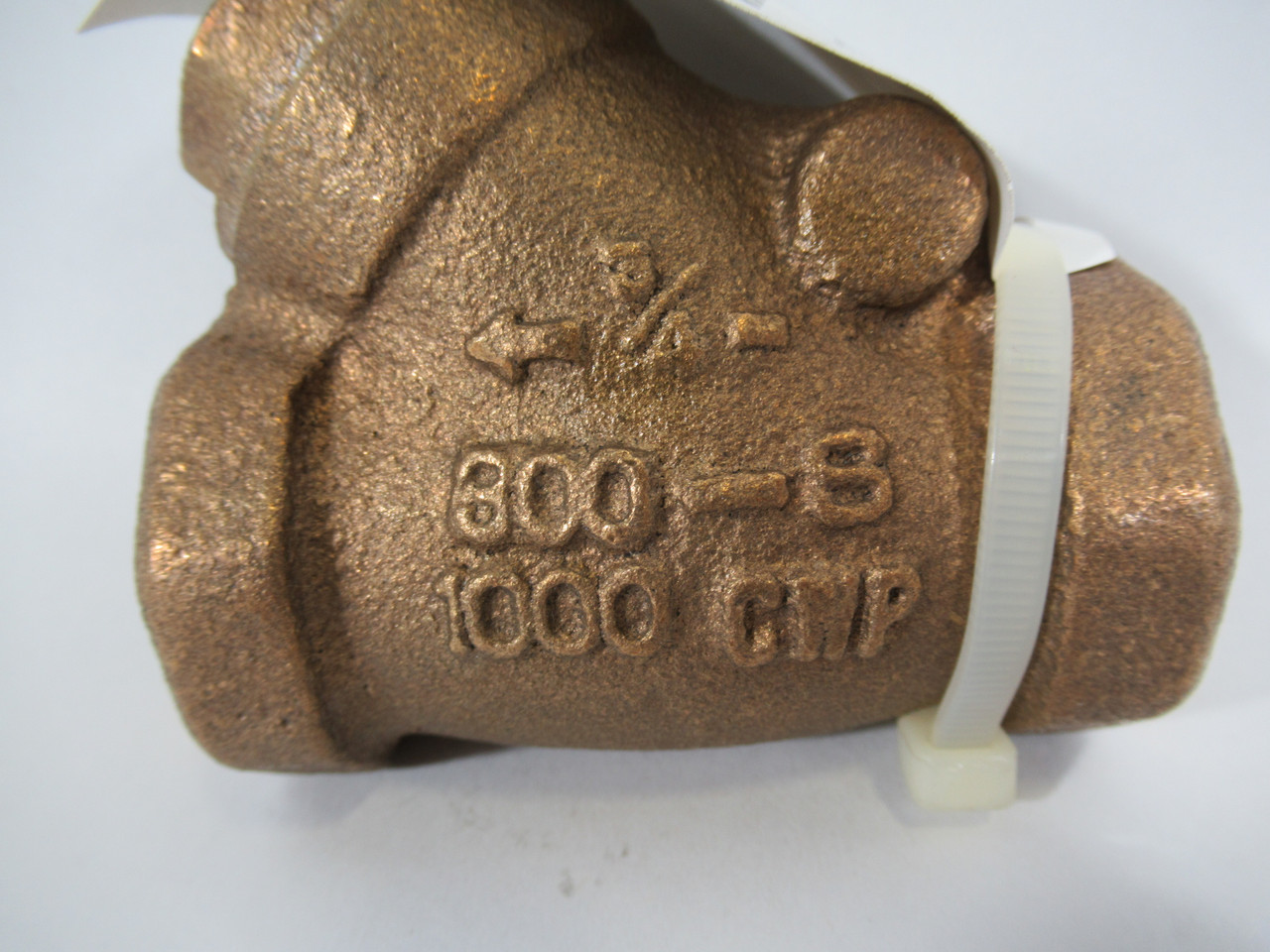 NCI CKVA-TBZ3330-34 Bronze Y-Swing Check Valve 3/4" NPT 1000 CWP 300 psi ! NOP !