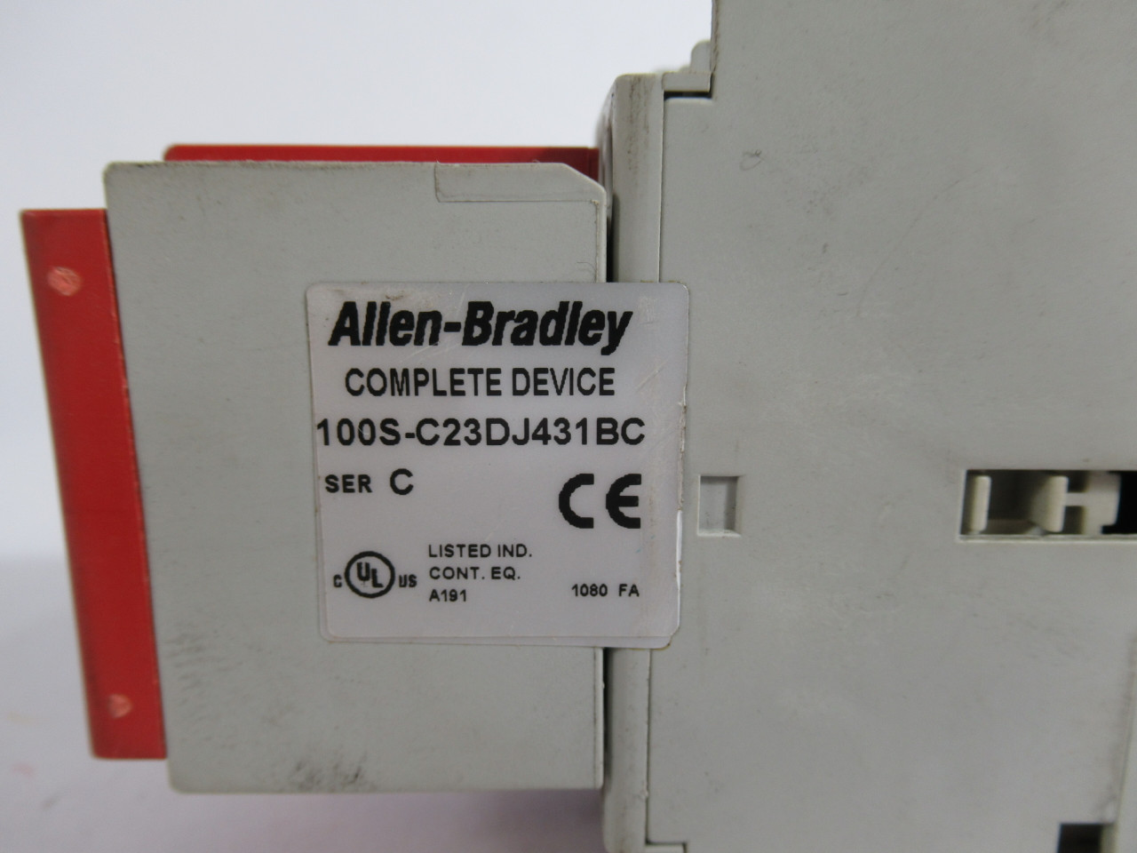 Allen-Bradley 100S-C23DJ431BC Series C Contactor 600VAC 24VDC USED