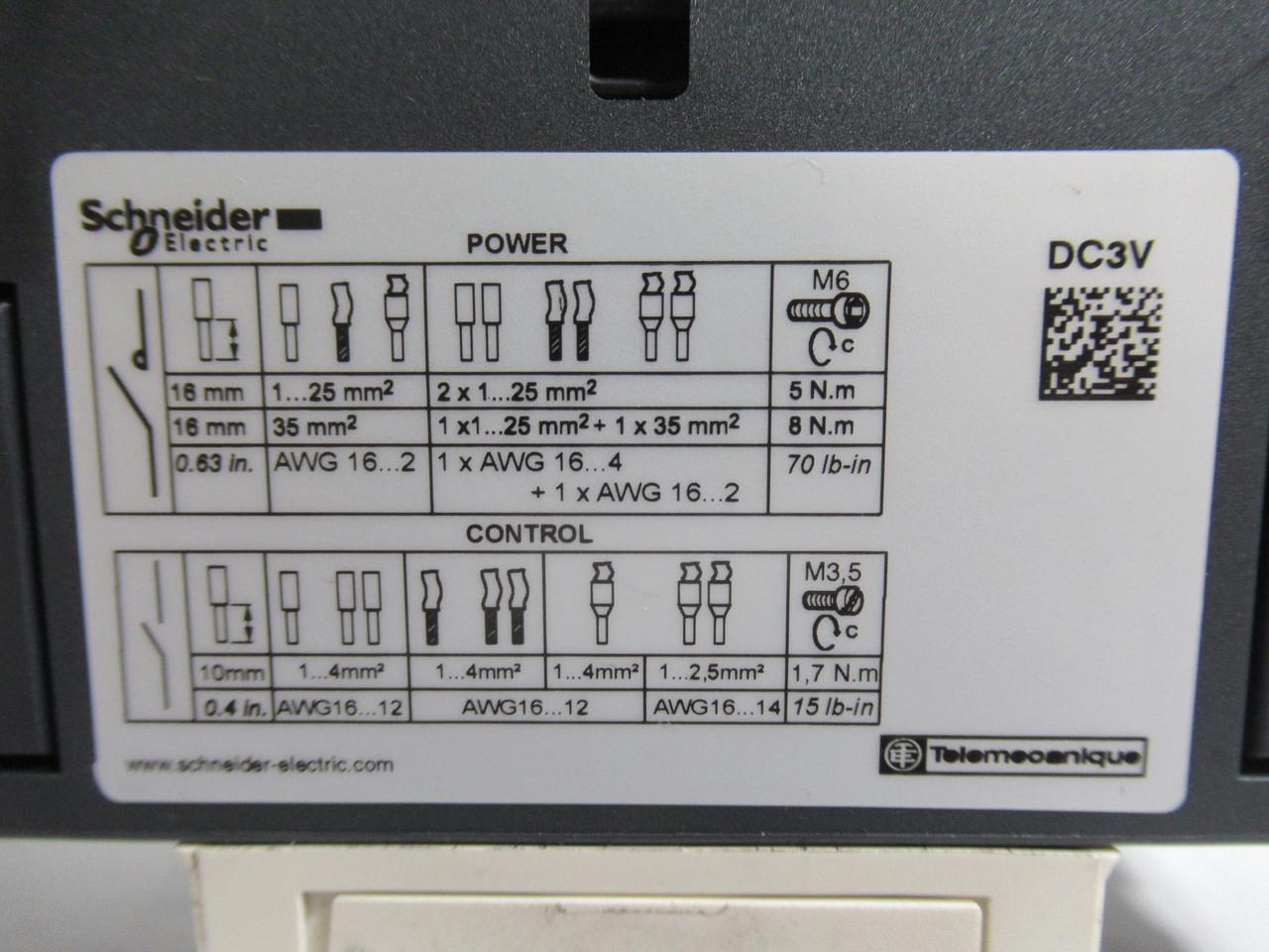 Schneider Electric LC1D65ABD Contactor 24V 80A 690V 50/60Hz USED