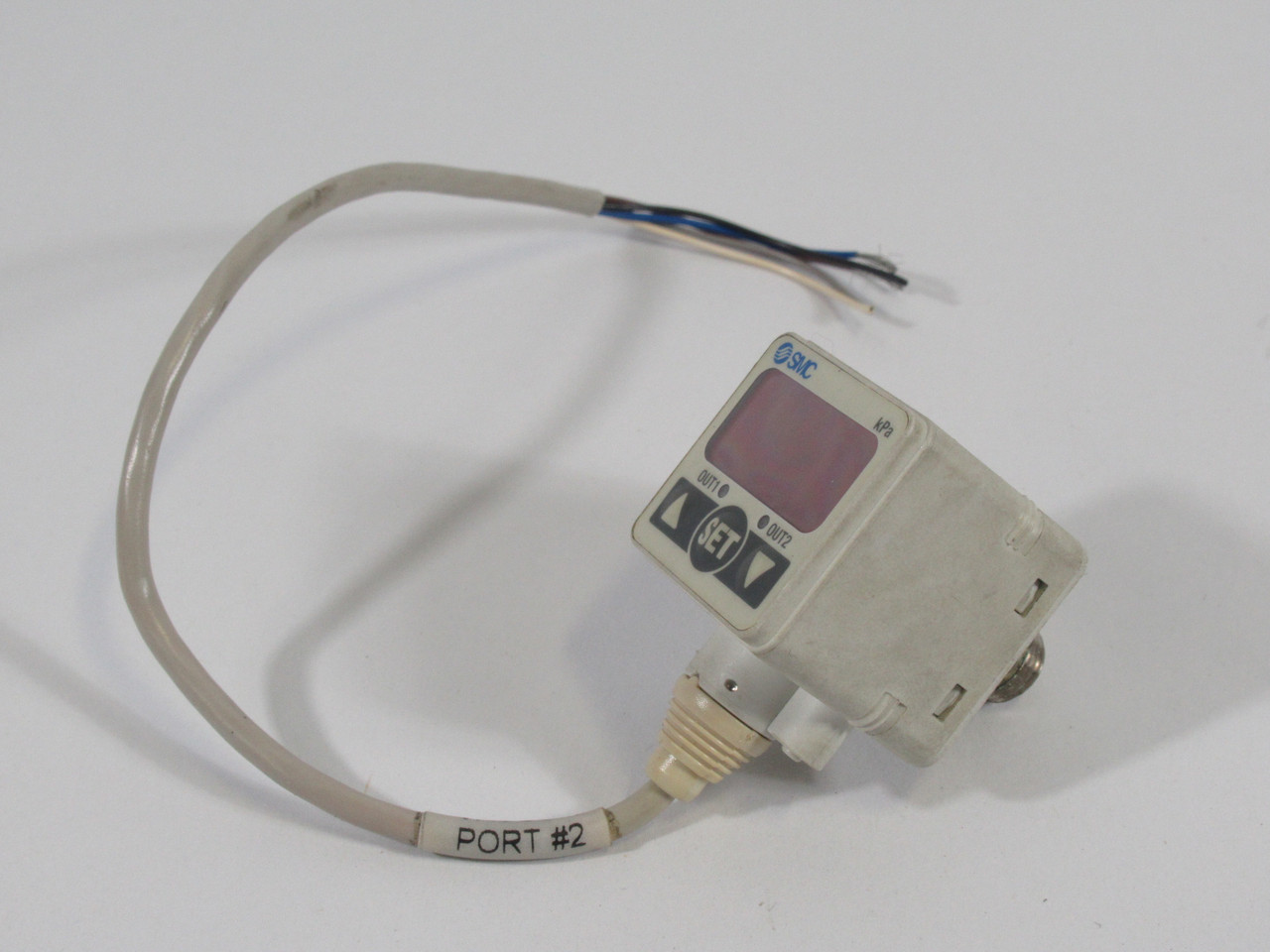 SMC ZSE40F-T1-62L Digital Vacuum Pressure Switch -14.5 to 14.5 psi USED