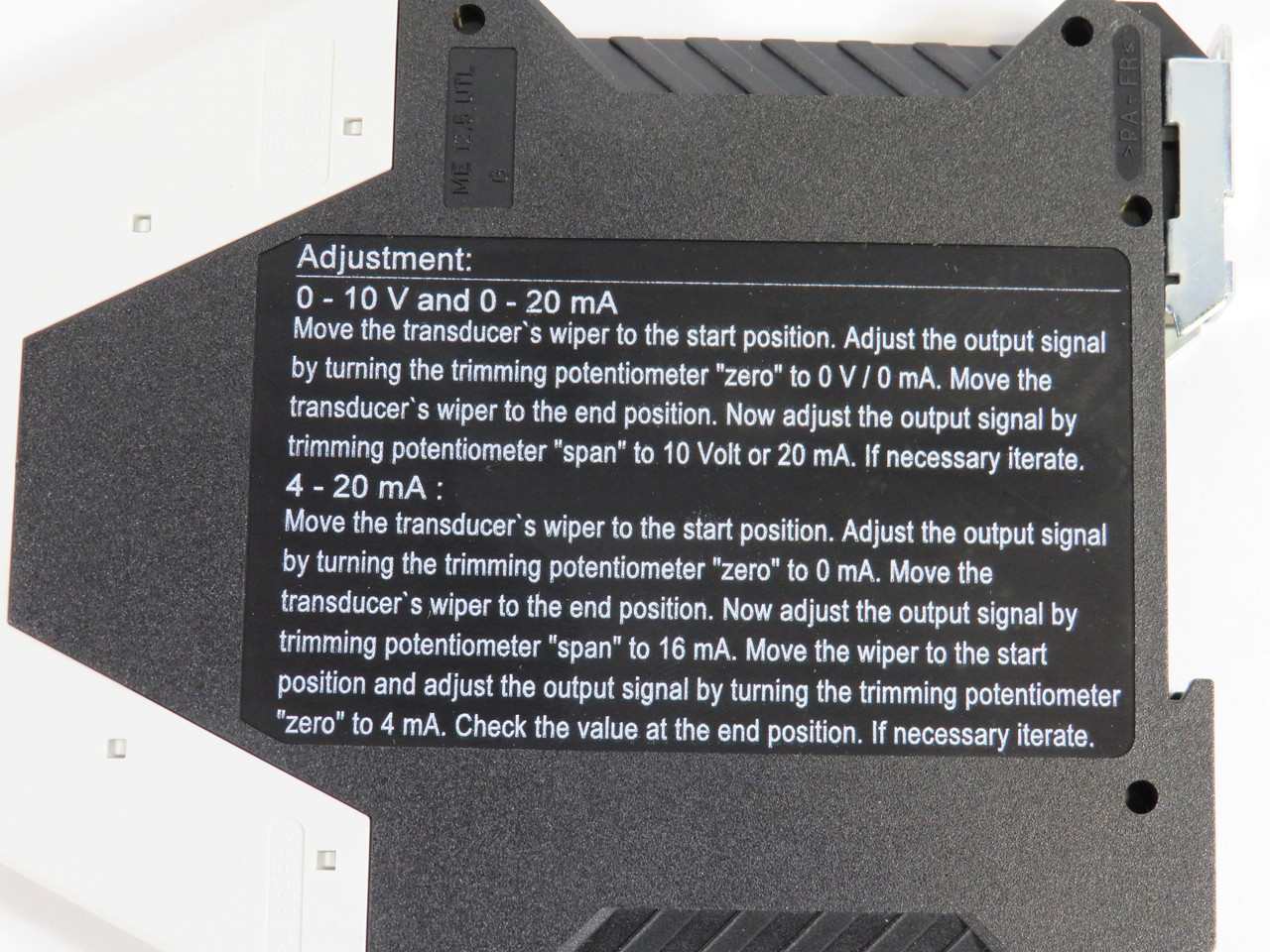 Novotechnik MUP110-1 Signal Conditioner 0-20mA/4-20mA 0-10V Output ! NEW !