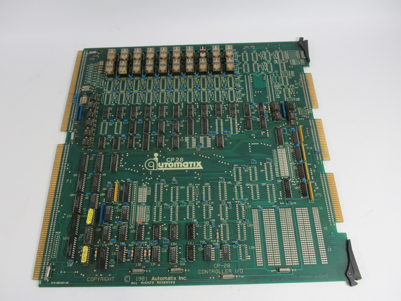 Automatix 040-002800 Rev.08 CP28 I/O Controller Board *Cosmetic Damage* USED