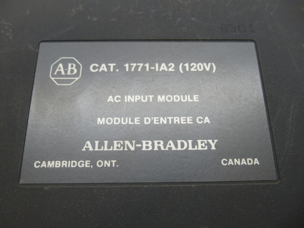 Allen-Bradley 1771-IA2 AC Input Module 120V USED