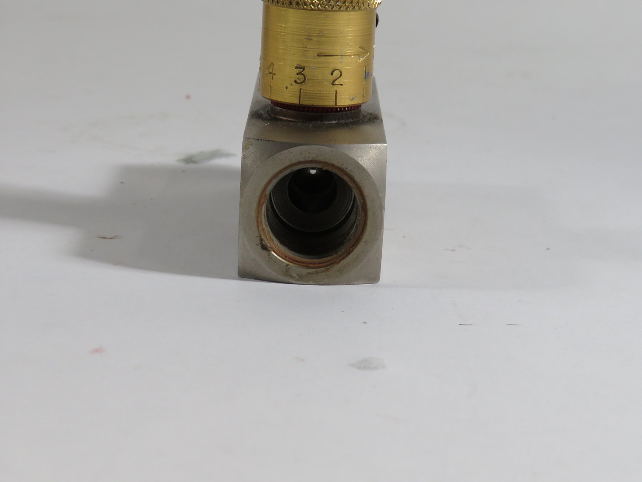 Deltrol Fluid EF30SS Easy Read Flow Control Valve 5000 psi 345 bar 1/2" ! NOP !
