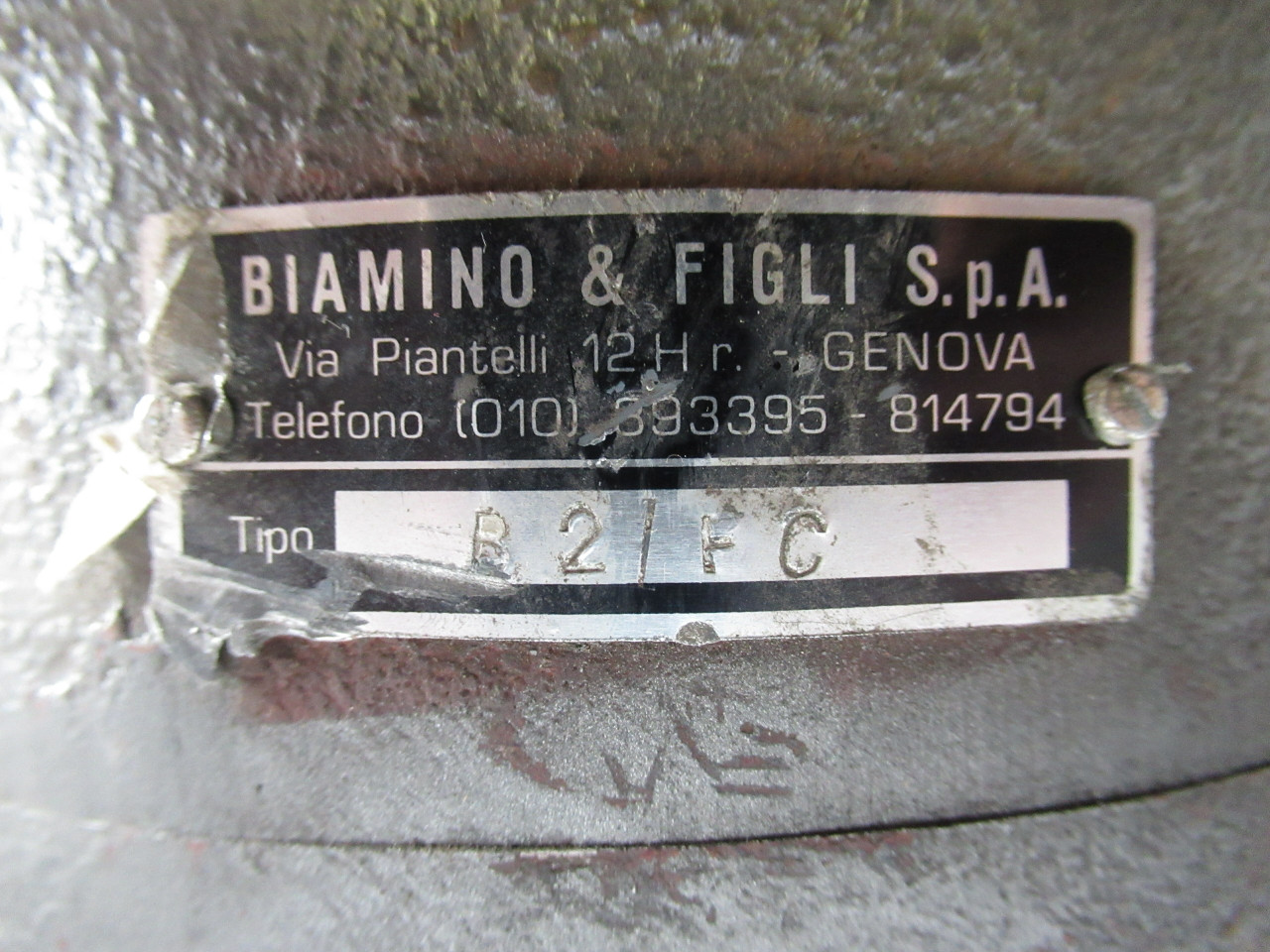 Biamino & Figli S.p.A B2/FC Variable Gear Unit 24.06mm Output GREY ! NOP !