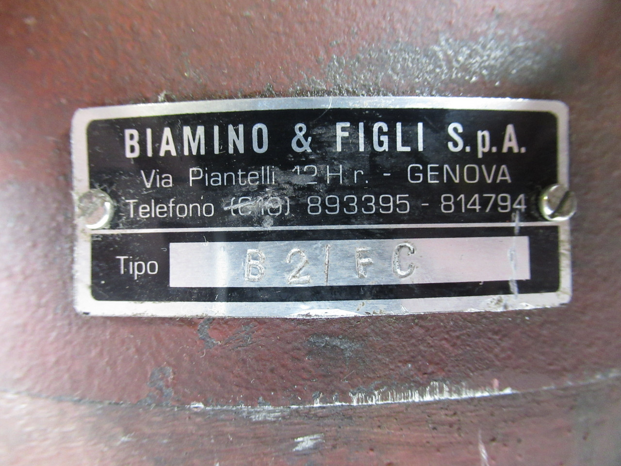 Biamino & Figli S.p.A B2-FC Variable Gear Unit 24.06mm Output RED ! NOP !