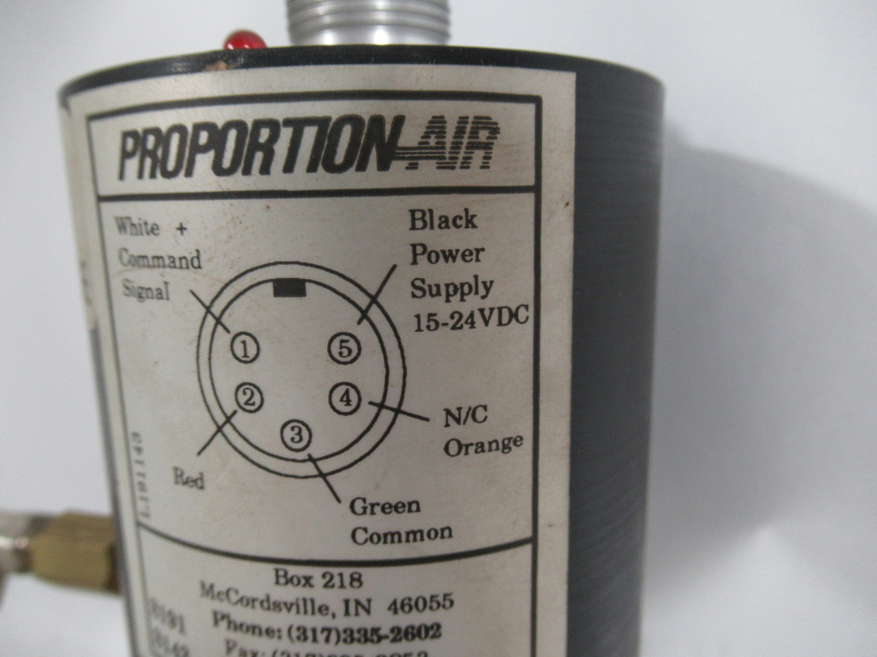 Proportion Air SJ01450-A01 Pneumatic Air Valve Unit 15-24DC 5/8" 175 psi ! NOP !
