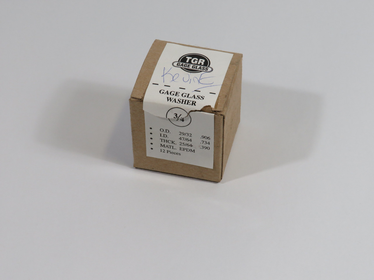 TGR Gage Glass MW-43PK 3/4 Washer 29/32” OD 47/64” ID 12-Pack ! NEW !