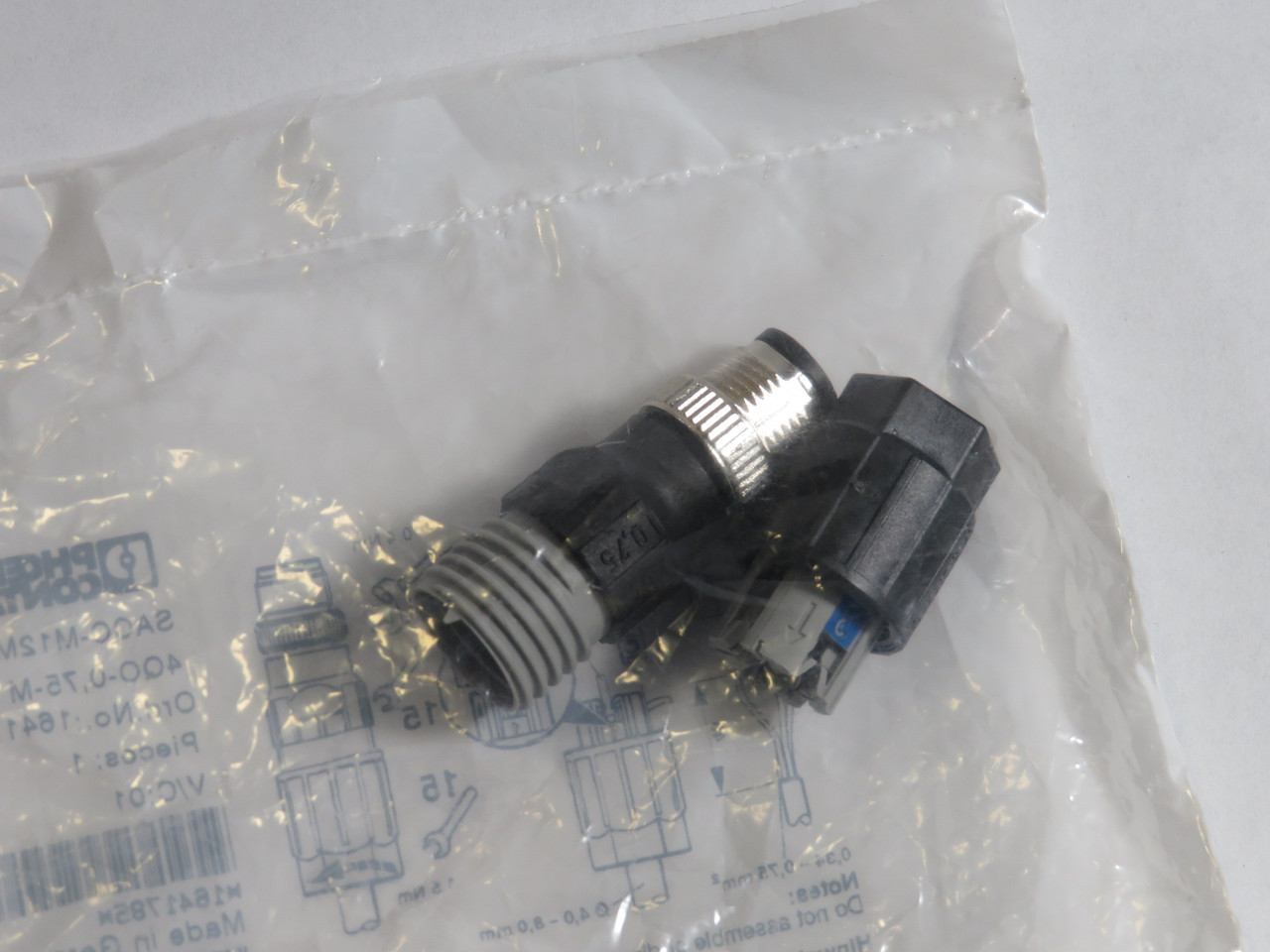 Phoenix Contact SACC-M12MS-4QO-0,75-M Sensor Connector 4-Position  NWB