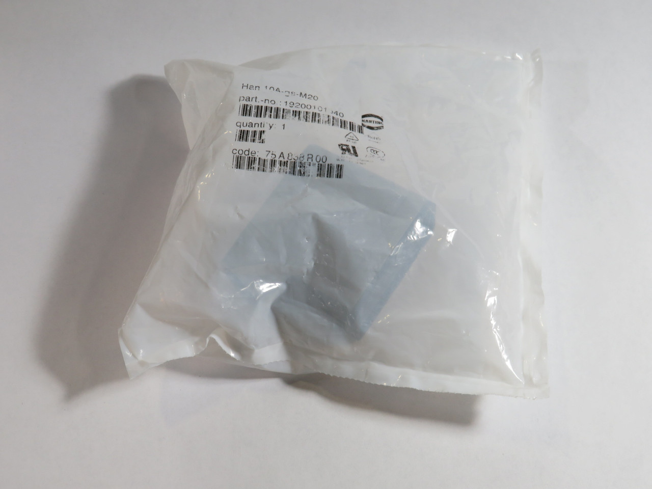 Harting 19200101540 10A-gs-M20 Sleeve Housing  NEW