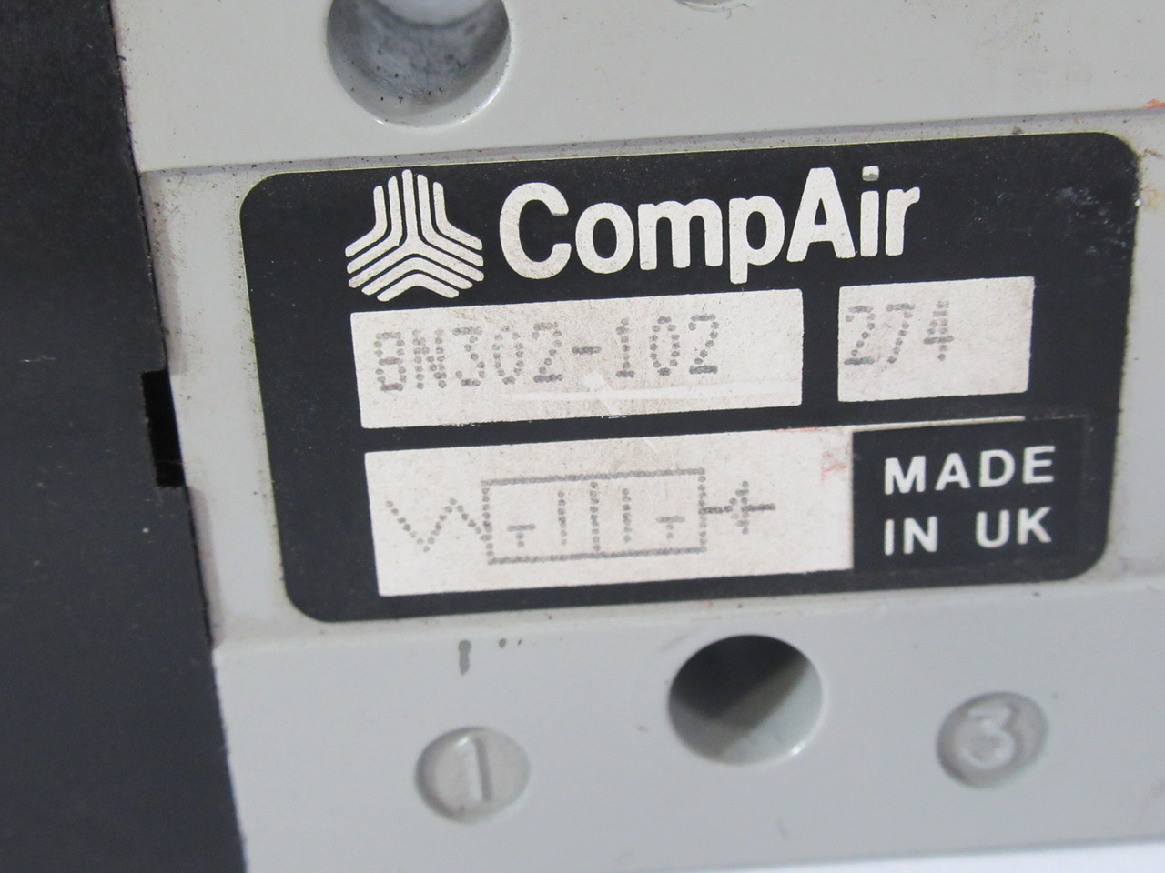 CompAir 8N302-102 Solenoid Valve 1/4" NPT USED