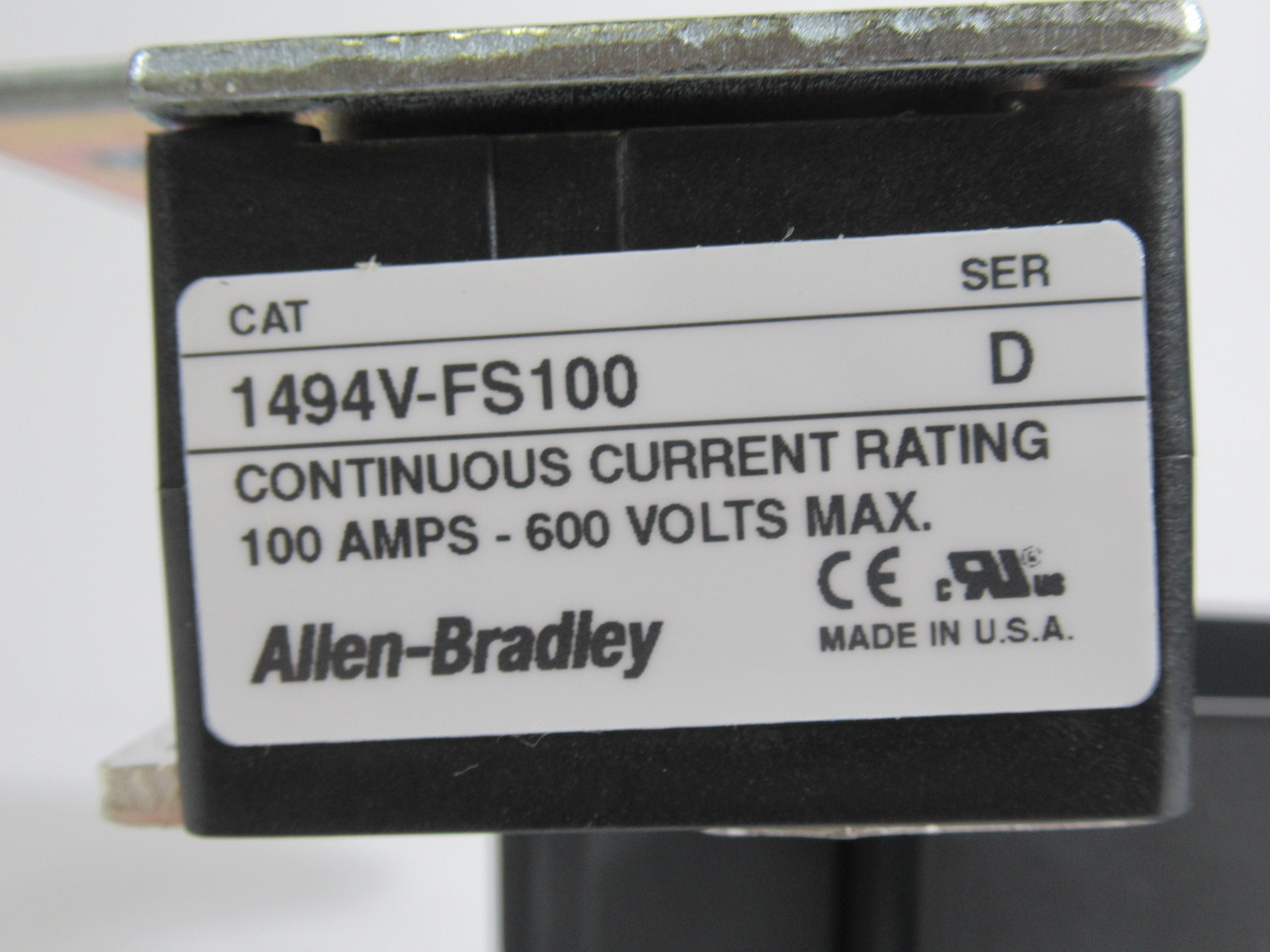 Allen-Bradley 1494V-FS100 Trailer Fuse Block 100A 600V 3P Ser. D ! NEW !