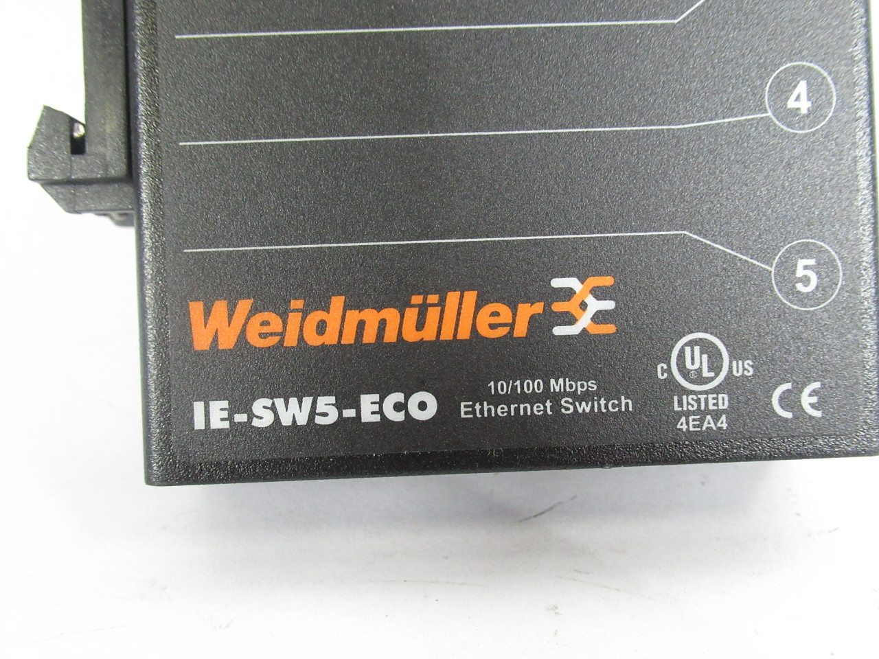 Weidmuller 8808230000 IE-SW5-ECO Ethernet Switch 10/100mbps 10-30VDC@5W USED