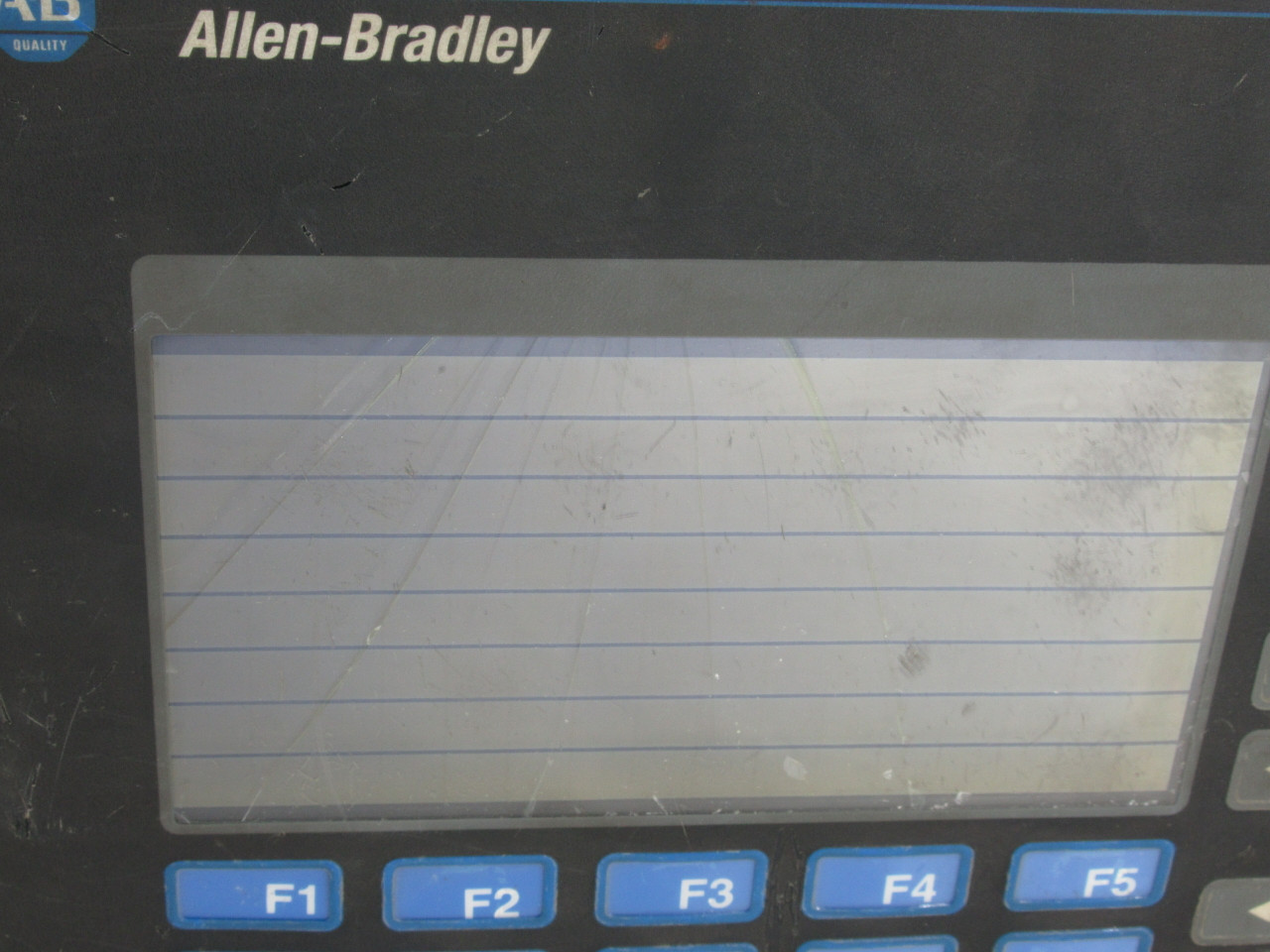 Allen-Bradley 2711-B5A8 Ser. F Rev.H FRN.3.40 Panel *Cracked Display* AS IS