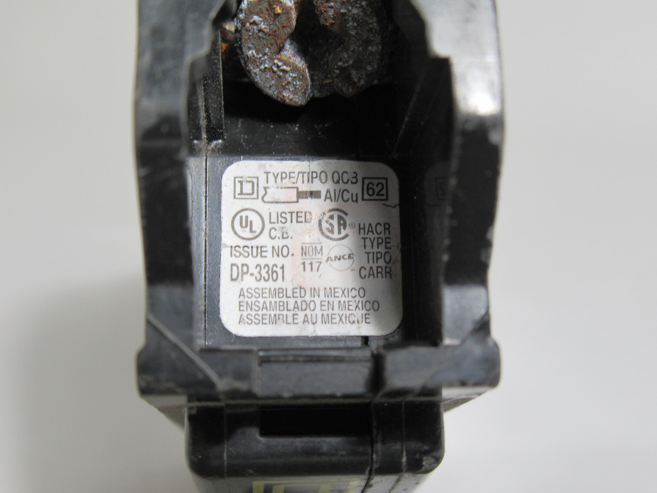 Square D QOB130 Bolt-On HACR Circuit Breaker 30A 120/240VAC 1P USED