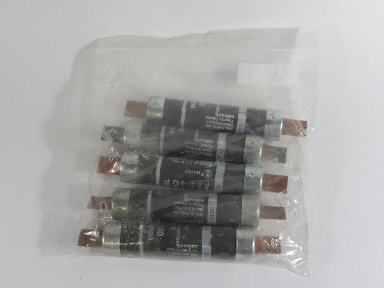 Gould CRS-100 Time Delay Fuse 100A 600V Lot of 5 USED