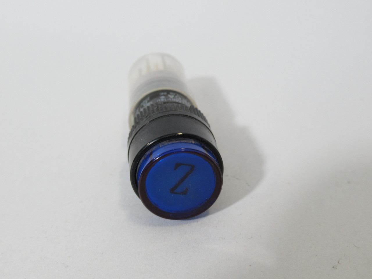 Deca P16-LMR1-1AB-BLU 16mm Momentary Push Button w/Letters 1NO 1NC USED