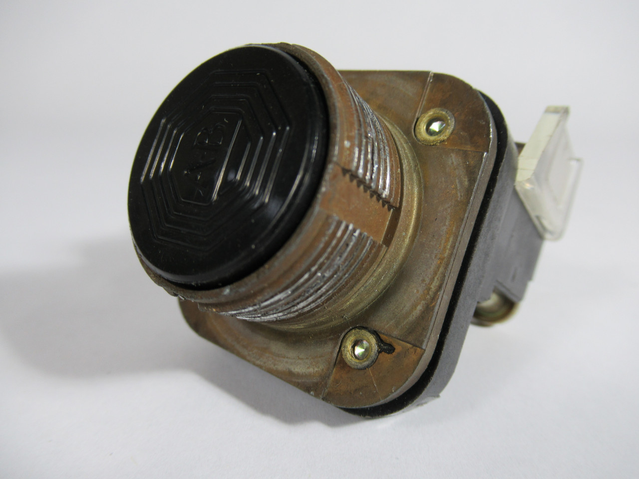 Allen-Bradley 800T-A2A1 Series T Push Button 1NCLB 1NO Black Flush Head USED