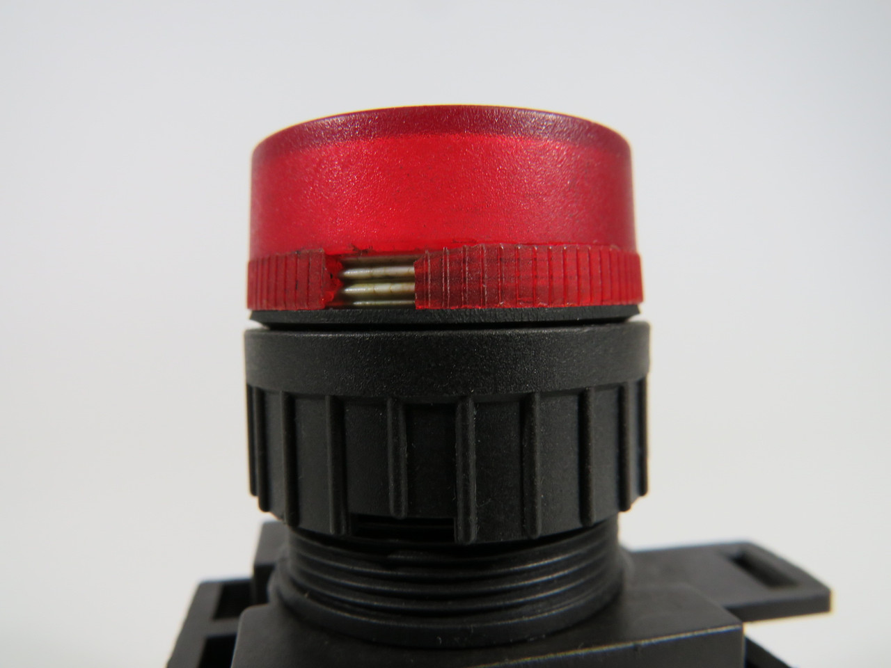 ABB KL2-100R Pilot Light Assembly 230VAC 2W Red Lens SHELF WEAR USED