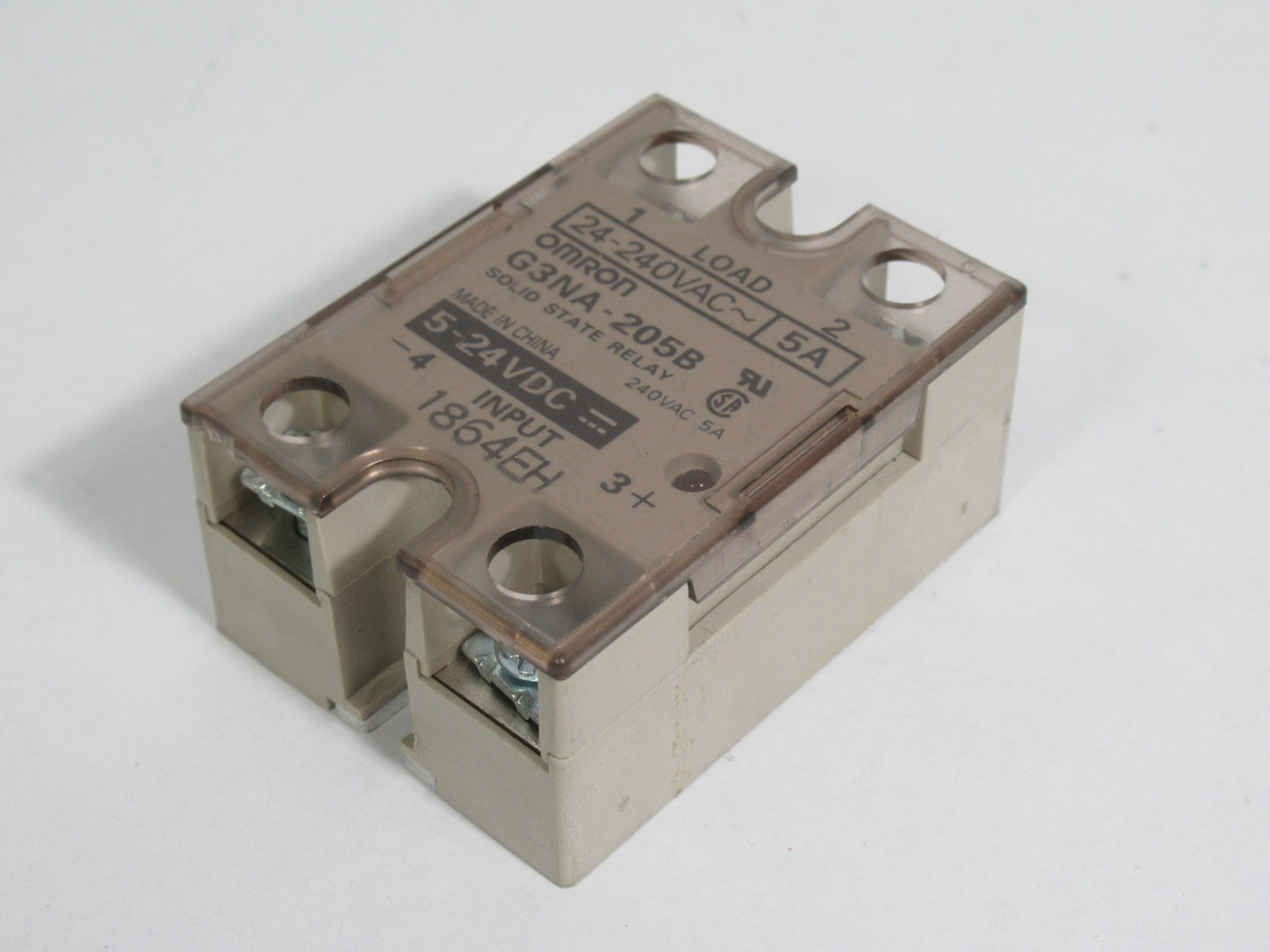 Omron G3NA-205B Solid State Relay 24-240VAC@5A 5-24VDC USED