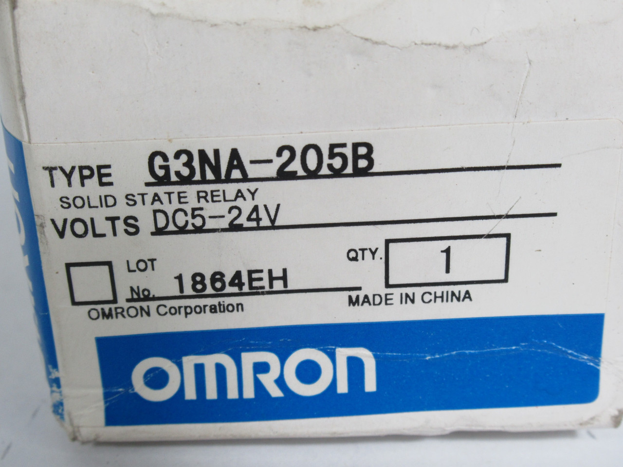 Omron G3NA-205B Solid State Relay 24-240VAC@5A 5-24VDC ! NEW !