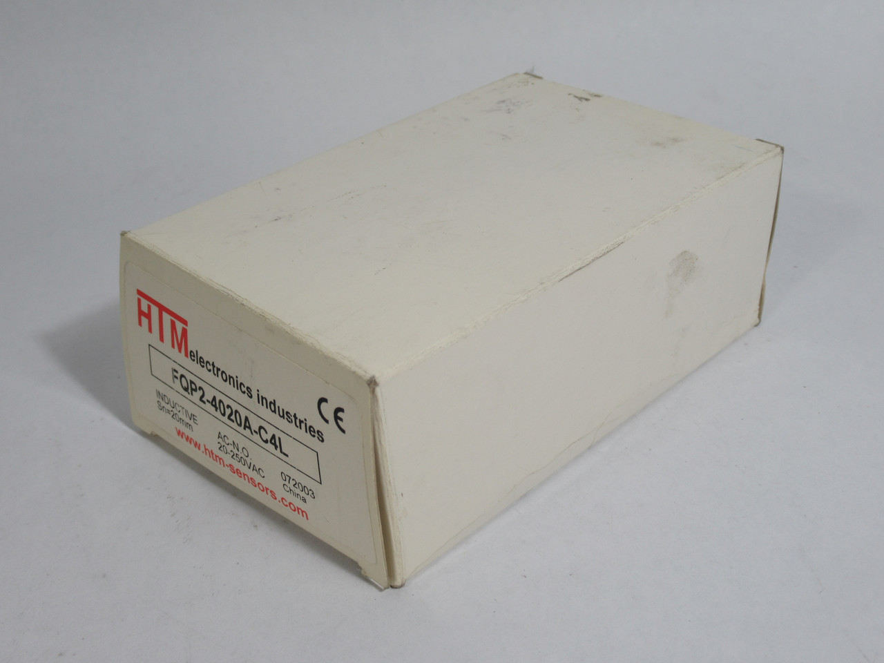 HTM FQP2-4020A-C4L Inductive Sensor 20-250VAC 400mA 20mm Range ! NEW !