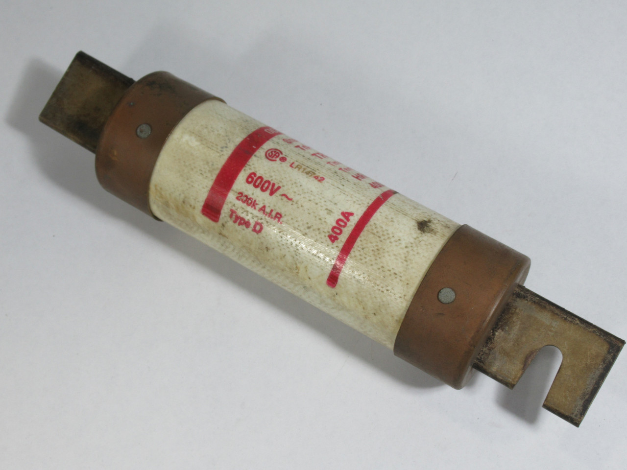 Gould Shawmut TRSR400 Trionic Time Delay Fuse HRCI-R 400A 600V Type D USED