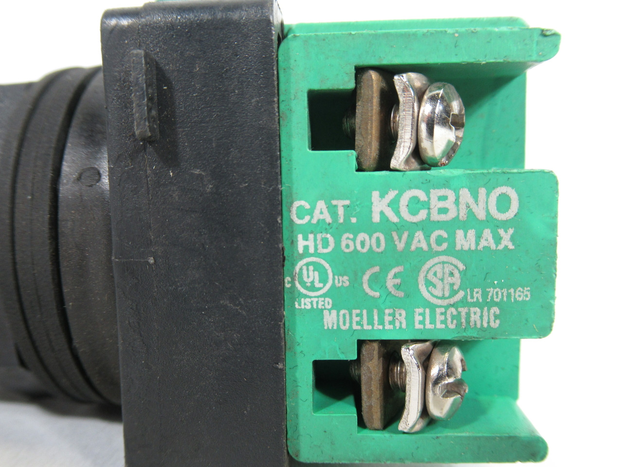 Moeller Electric KCBNO Selector Switch Unit 1NO 600VAC Max USED