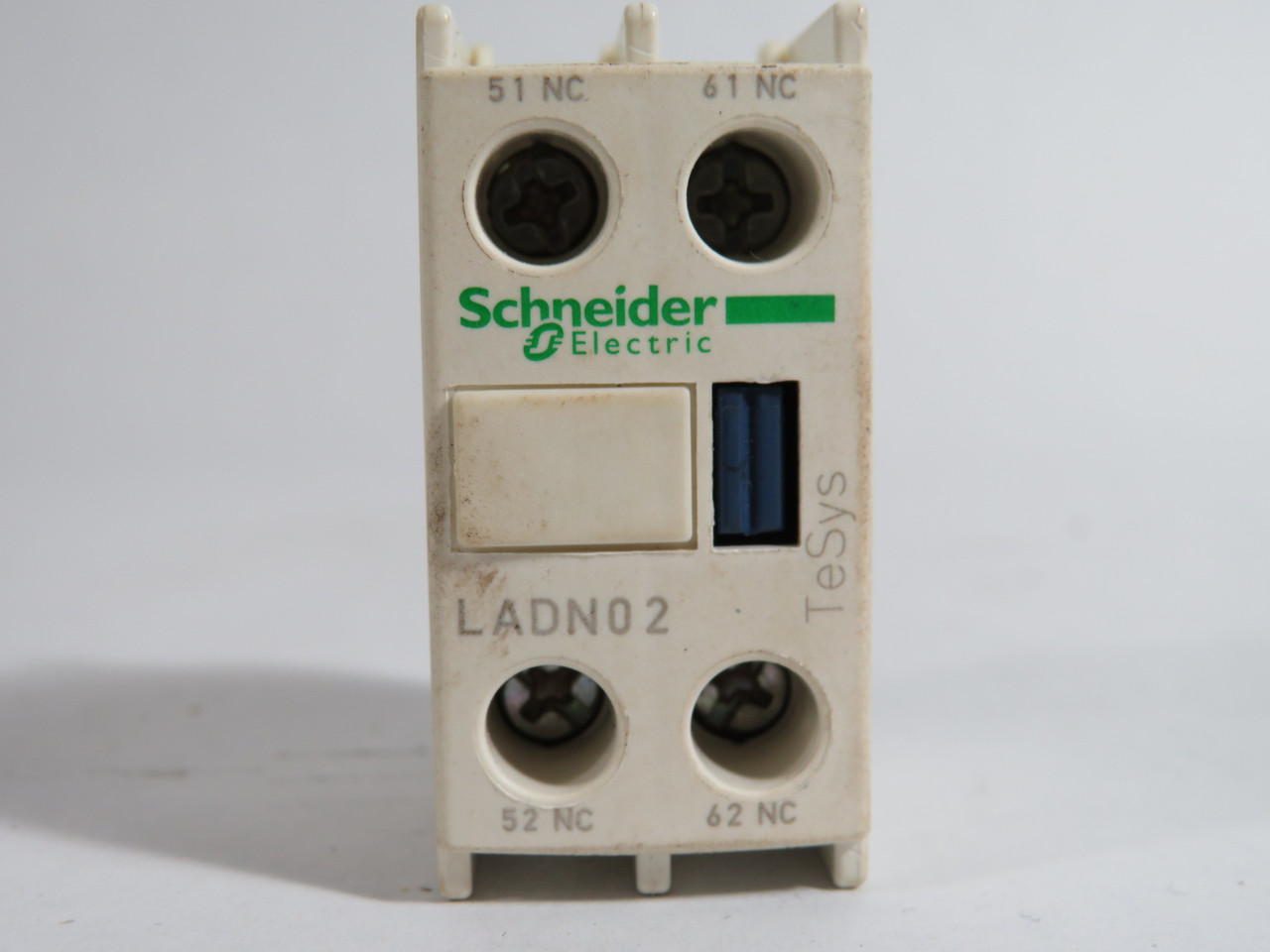 Schneider Electric LADN02 Auxiliary Contact Block 10A 690V 2NC USED