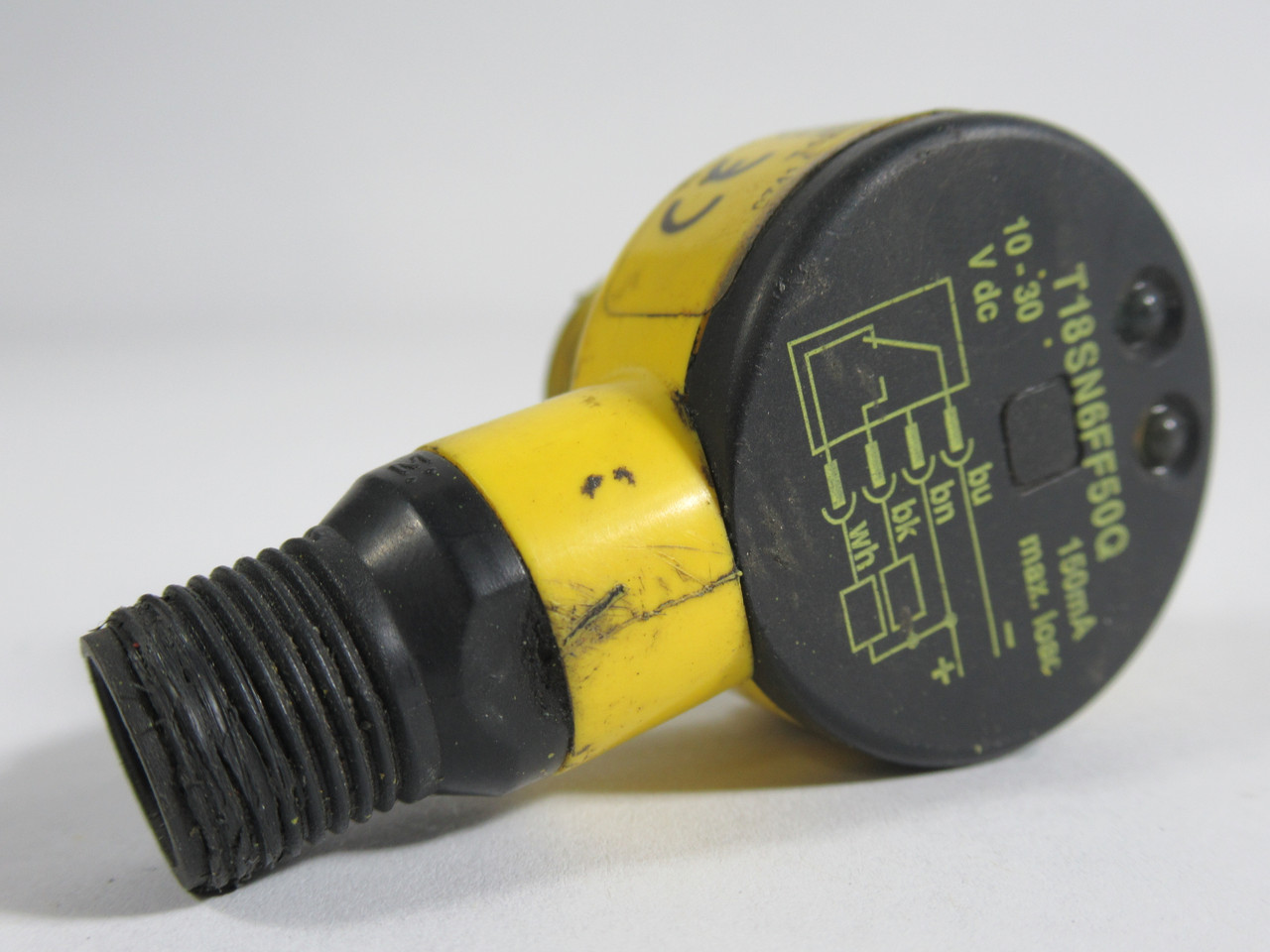 Banner T18SN6FF50Q Photoelectric Sensor 10-30VDC 50mm SHELF WEAR USED