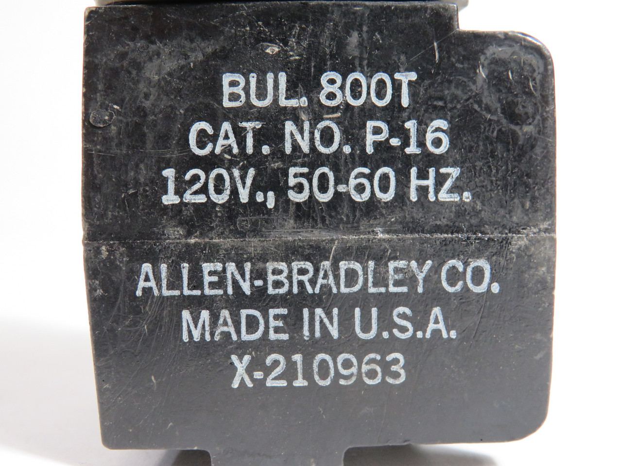Allen-Bradley 800T-P16G Pilot Light Old Style Green Lens Cosmetic Damage USED