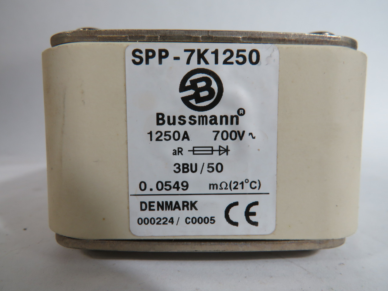 Bussmann SPP-7K1250 Fuse 1250A 700V 3-Pack SHELF WEAR ! NEW !