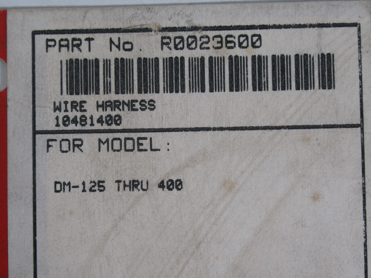 Teledyne Laars R0023600 Wire Harness for Model DM-125-400 Heater ! NOP !