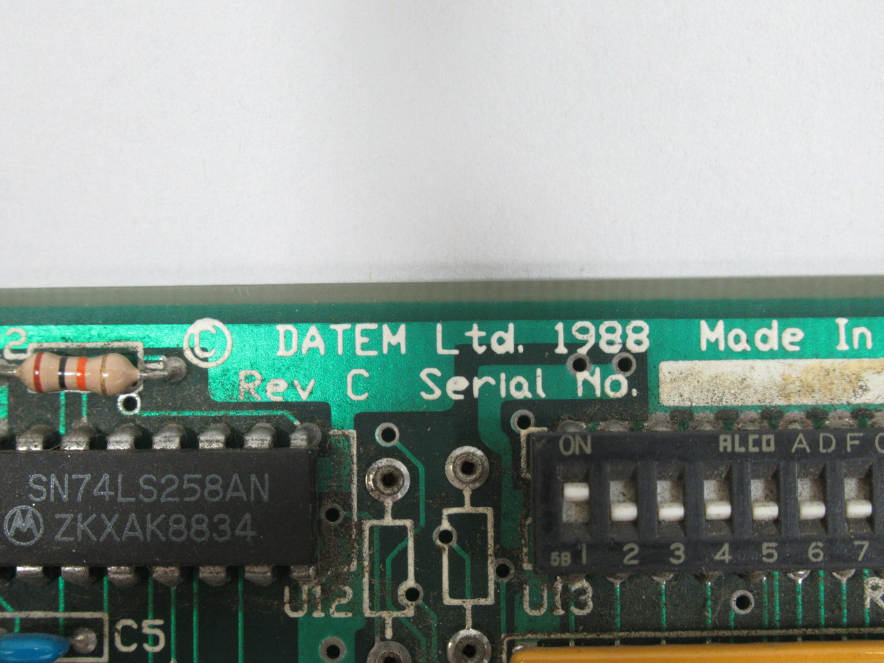 Datem DDCM105 Rev.C PC Control Board USED